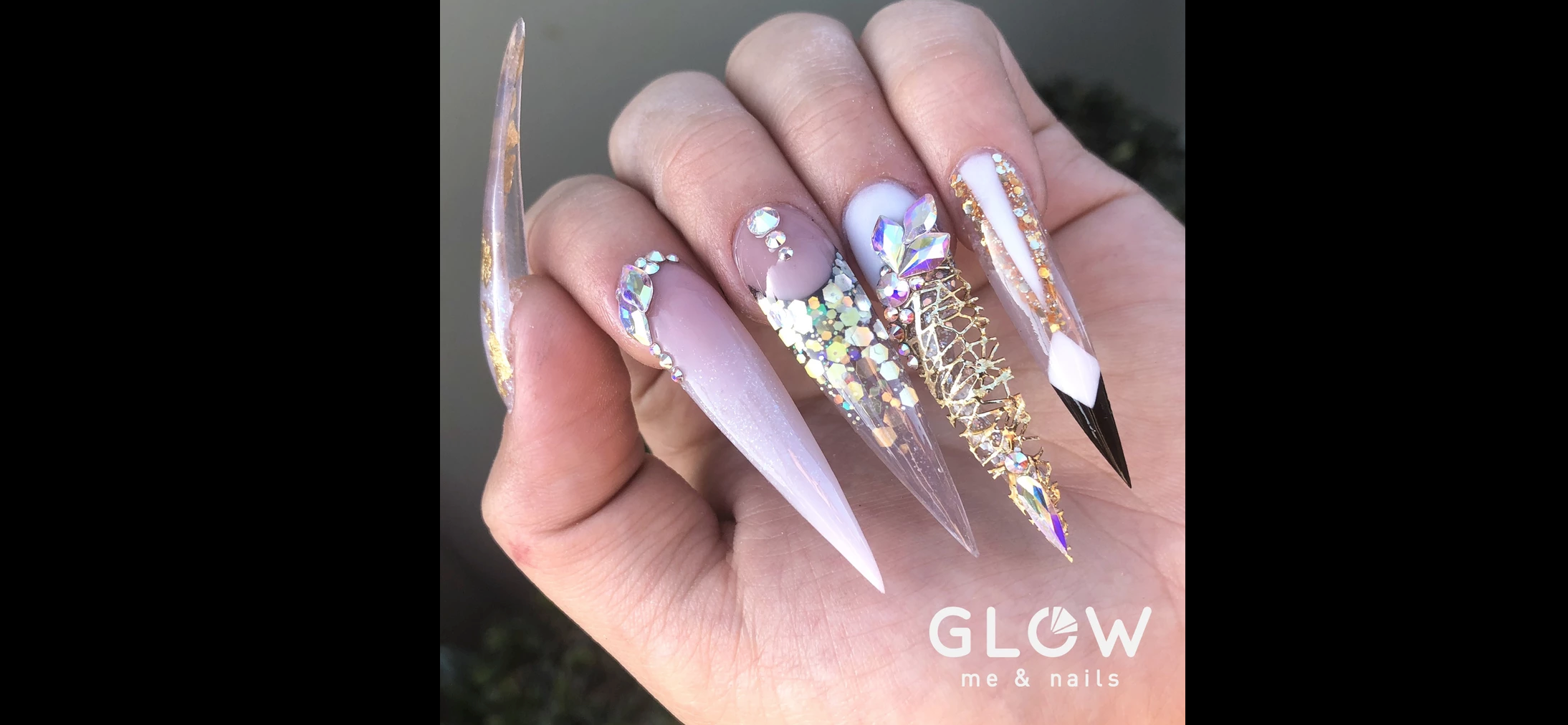glow me and nails